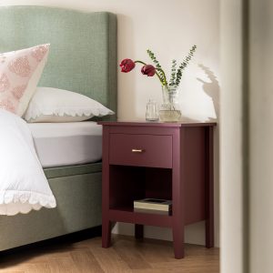 oakham 1 drawer nightstand, wild cherry