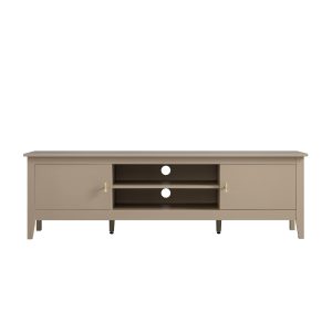 oakham 59" wide media unit, deep greige